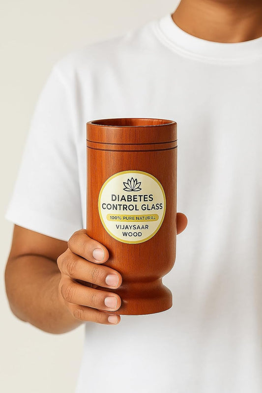 Vijay Saar Wood Glass For Sugar Control