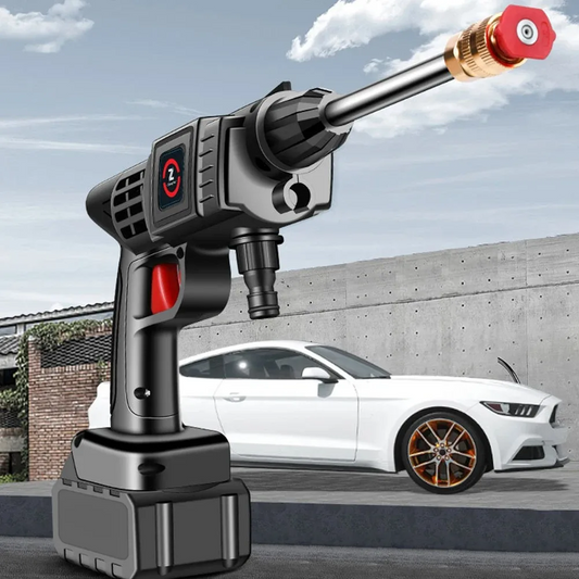 Wireless Car Washer Gun (Double Battery Included)