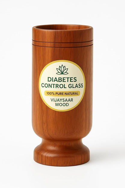 Vijay Saar Wood Glass For Sugar Control