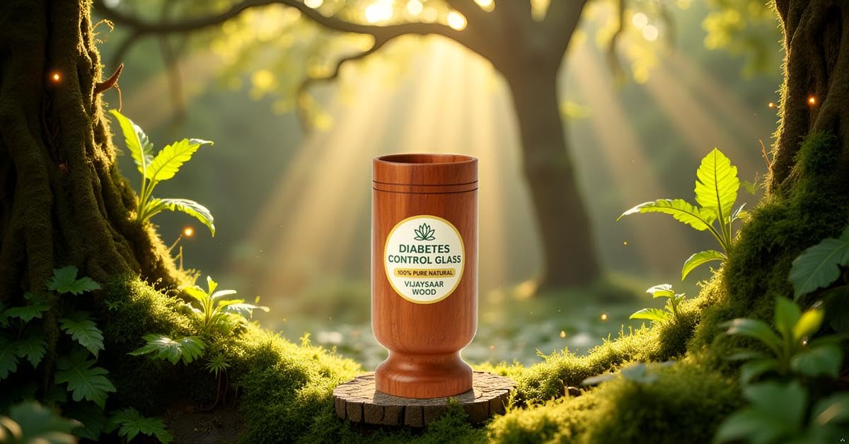 Vijay Saar Wood Glass For Sugar Control