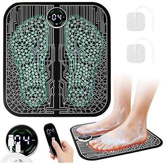 EMS Foot Massager Mat | Smart Electric Foot Massage Pad | USB Rechargeable Muscle Relaxation & Pain Relief Device