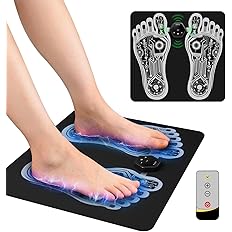 EMS Foot Massager Mat | Smart Electric Foot Massage Pad | USB Rechargeable Muscle Relaxation & Pain Relief Device