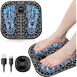 EMS Foot Massager Mat | Smart Electric Foot Massage Pad | USB Rechargeable Muscle Relaxation & Pain Relief Device