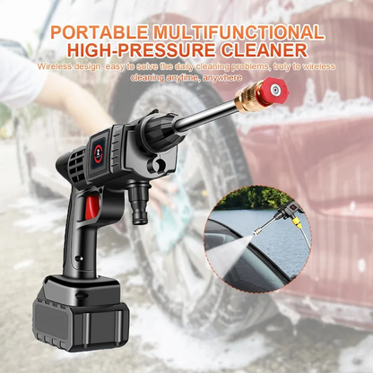 Wireless Car Washer Gun (Double Battery Included)