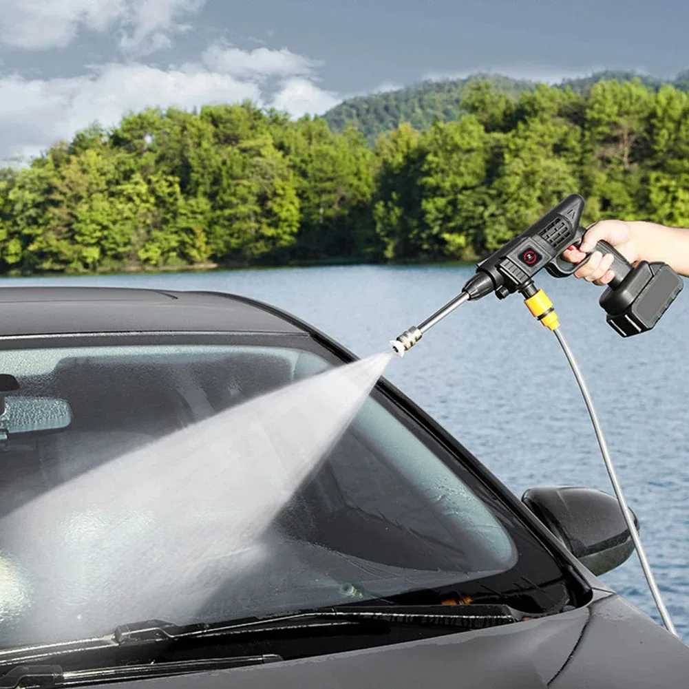 Wireless Car Washer Gun (Double Battery Included)
