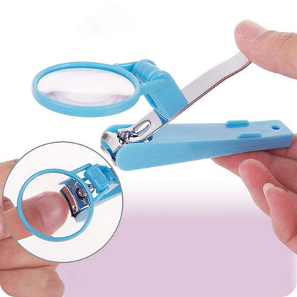 LED Magnifying Nail Clipper | Nail Cutter with Built-in Magnifier & Light for Easy Precision Grooming